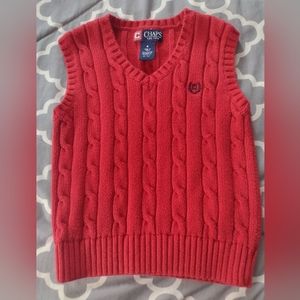Toddler vest red size 4T